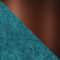 Цвет Альпийский бирюзовый, микровелюр / Медный металлик