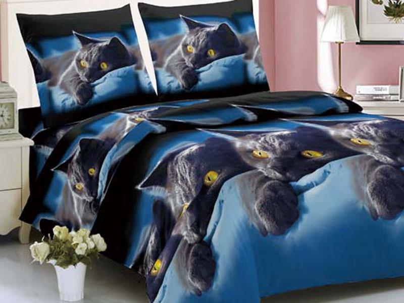Комплект постельного белья КПБ BZ QR Meow Мяу фото 1
